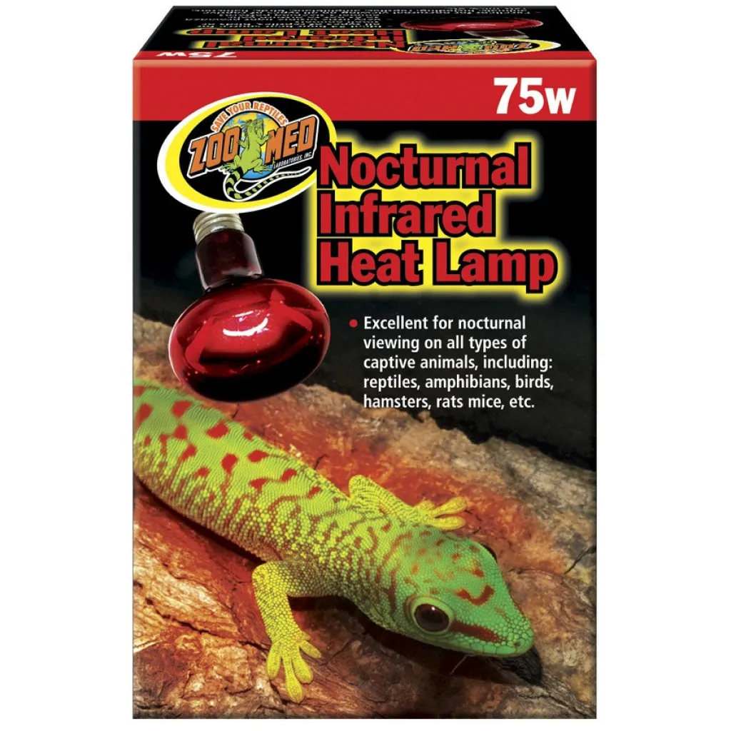 Zoo Med Nocturnal Infrared Heat Lamp for Reptiles