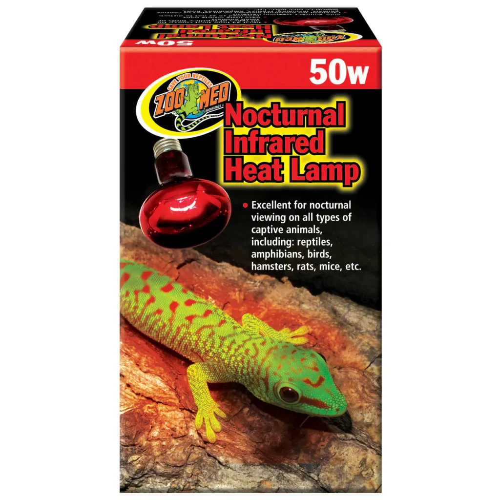 Zoo Med Nocturnal Infrared Heat Lamp for Reptiles