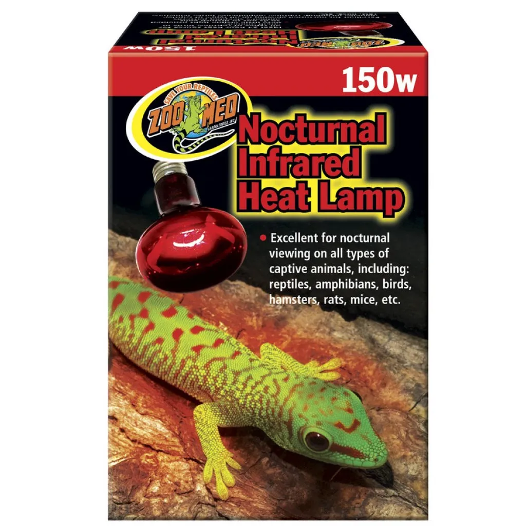 Zoo Med Nocturnal Infrared Heat Lamp for Reptiles